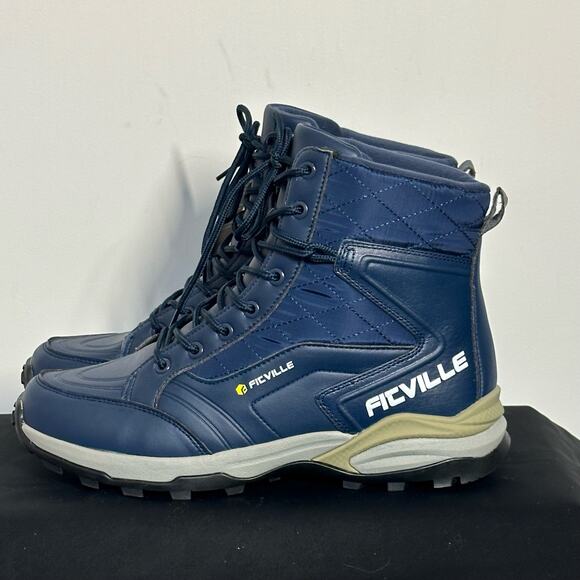 FitVille Blue Hiking Boots Unisex New With Tags! Sz 9 Wide Men's or 10 Women's - Picture 2 of 8